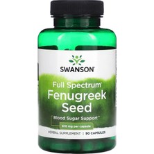 Swanson Full Spectrum Fenugreek Seed 610 Mg 90 Kapsül