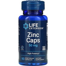 Life Extension Zinc Caps High 50 Mcg 90 Kapsül