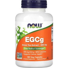 Now Foods Egcg, Yeşil Çay Ekstresi, 400 Mg, 180 Veg.kapsül.usa Menşei.dmmedicine\'den
