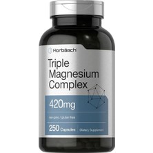Horbaach Triple Magnesium Complex, 420 Mg, 250 Capsules