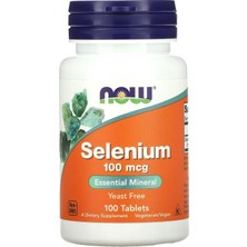 Now Foods Selenium 100 Mcg 100 Tablet