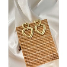 Sallantılı Kalpli Xuping Gold Küpe