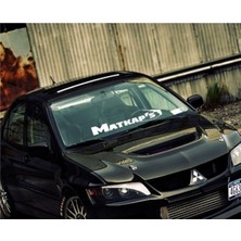 Beta Moda Hub Matkaps Ön Cam Yazı Sticker 53*15 cm