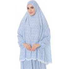 Kadın Dantel Detaylı Çiçek Desenli Namaz Elbisesi Takımı – Tesettür