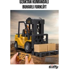 Giffy Oyuncak Uzaktan Kumandalı Forklift Iş Makinesi Ses Efektli Şarjlı Hareketli Full Fonksiyon Rc