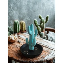 İkizler Ikizler 2 Adet Modern Yüzük Tutucu -Kaktüs Şeklinde