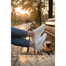 Enoch Erkek Günlük Spor Ayakkabı Kapsül Tabanlı Sneaker Yazılı ve Suya Dayanıklı Model