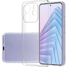 Ceponya Xiaomi Redmi Note 14 4g Kılıf Ince ve Esnek Şeffaf Süper Silikon