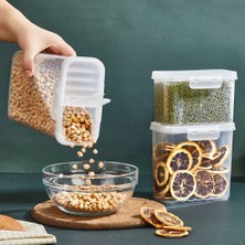 Mons 3 Boy Saklama Kabı Seti Qlux Erzak Bakliyat Çay Şeker Saklama Kabı Seti Bpa Içermez