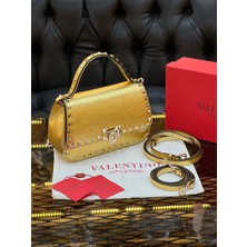 Valentino Garavani Logo Detaylı Ithal Çanta