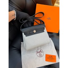 Hermes Logo Detaylı Ithal Çanta