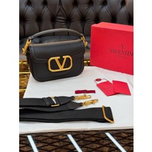 Valentino Garavani Logo Detaylı Ithal Çanta