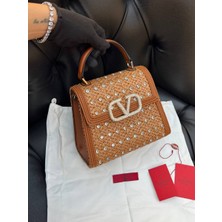 Valentino Garavani Logo Detaylı Ithal Çanta