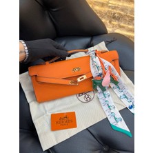 Hermes Logo Detaylı Ithal Çanta