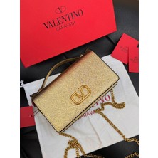 Valentino Garavani Logo Detaylı Ithal Çanta