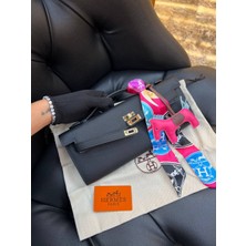 Hermes Logo Detaylı Ithal Çanta