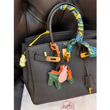 Hermes Logo Detaylı Ithal Çanta