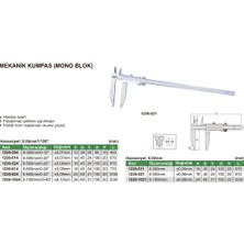 Insize 1236 Mekanik Kumpas (Mono Blok) - 1236-511