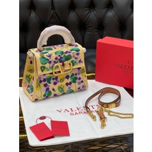 Valentino Garavani Logo Detaylı Ithal Çanta