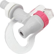 Akat Premier Ile Uyumlu Su Sebili Musluğu Sıcak Kırmızı Dıştan Dişli Ölçülere Dikkat Ediniz