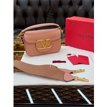 Valentino Garavani Logo Detaylı Ithal Çanta