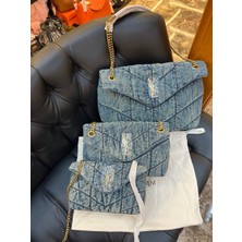 Yves Saint Laurent Logo Detaylı Ithal Çanta