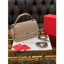 Valentino Garavani Logo Detaylı Ithal Çanta