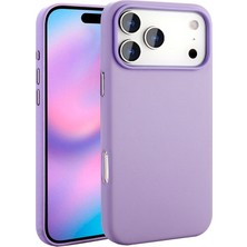 Mobify iPhone 17 Pro Max Kılıf M-Safe Pu Deri Görünümlü Aynora Kapak