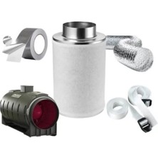 360M3 Karbon Filtre Vortice Quıte Fan SET-100MM