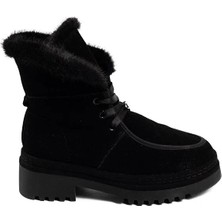 Guja Süet Içi Kürklü Bağcıklı Kalın Taban Kışlık Bot 25K433