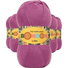 FRY 5 Adet Lüks Patik Ipi Yünü Mor 98402