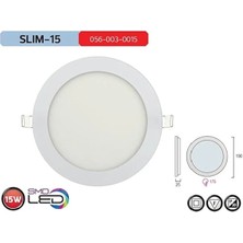 Mons Horoz Slim 15 W Sıvaaltı LED Armatür 6400 K 1500 Lm Beyaz Işık Asma Tavan LED