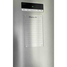 Fiyatiko Kalemli ve Mıknatıslı Alışveriş Eksik Listesi (Shoppıng Lıst) (Siyah Uv Baskılı)