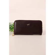 Clodi Bordo Fermuarlı Kadın Cüzdan