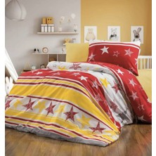 Asil Home Pamuklu Ranforce Kumaş 120X200 Bazalar Için Galatasaray Nevresim Takımı