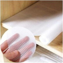 FRY Sermat Sılver Eva Shelf Liner Şeffaf Kaydırmaz Raf Dolap ve Çekmece Örtüsü 45 cm x 10 Metre ROYALEKS-RF50