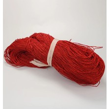 FRY Kırmızı Renk Çile Kağıt Ip Çanta Ipi Supla Ipi No:78 - (550-600 Gr)