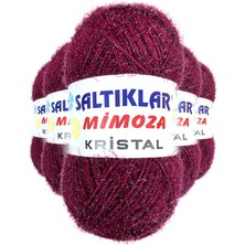 FRY 5 Adet Mimoza Kristal Işıltılı Şal Patik Yelek Ipi 26
