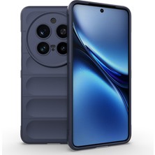 Royal Case Vivo X200 Pro Kılıf Içi Kadife Dolgulu Dalga Tutma Haznelli Premium Tpu Silikon Kapak Ryc/etnik
