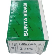 Pramit Sunta Vidası 3.5 x 16 mm (Kutu Içinde 1000 Adet Bulunmaktadır.)