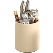 FRY Ezere Çatal - Bıçak - Kaşık Saklama ve Kurutma Kutusu Dönebilen Mutfak DÜZENLEYICI-(5775)