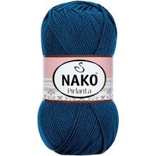 FRY 1 Adet Pırlanta Amigurumi El Örgü Ipi Yünü Petrol Mavi 10328