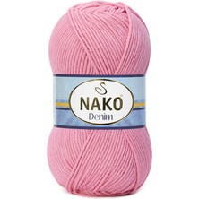 Nako Denim (1 Adet) 11582 Pembe Renk El Örgü Ipliği