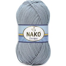 Nako Denim (1 Adet) 11581 Gri Renk El Örgü Ipliği