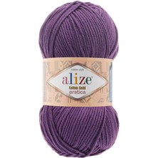 Alize Coton Gold Pratica (1 Adet) 44 Mor El Örgü Ipliği