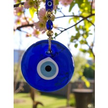 E Orient Nazar Boncuğu, Işlemeli El Yapımı Kapı ve Duvar Süsü, Hediyelik Nazarlık 13CM (13X30)
