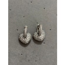 Xuping Silver Kalpli Taşlı Küpe
