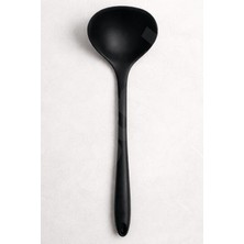 Destpak Silikon Kepçe - Sert Silikon Isıya Dayanıklı Yanmaz Yapışmaz Çizmez - Büyük Boy