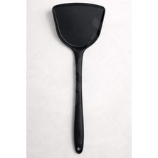 Destpak Silikon Spatula - Sert Silikon Isıya Dayanıklı Yanmaz Yapışmaz Çizmez - Büyük Boy