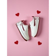 Mireva Happy Valentines Day Kirazlı Sneaker - Bordo